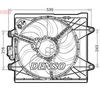 Air Cooling DENSO DER09286 for FIAT