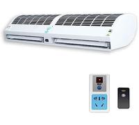 Air Curtain With Remote Control, Commercial Indoor Air Curtain, Silent And Energy-saving Air-conditioning Fan, Door Fan Air Curtainm, 60cm~150cm,100cm,Enchanting12
