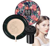 Air Cushion BB Cream - Hydrating Lightweight Formula Soft Finish, Brightening Concealer Base with Natural Look Effect, Long Lasting Smooth Makeup Coverage | Cosmetic Foundation for Women Friends Gift