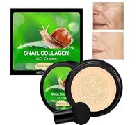 Air Cushion CC Cream - Moisture Enriched Skin Perfecting Emulsion, Breathable Press Pigment System, Finishing Aid for Even Look with Long Hold, Portable Quick Touch Co