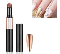 Air Cushion Chrome Powder Pen,Aurora Solid Powder Nail Cushion Pen,Holographic Chrome Nail Powder Pen,Chrome Nail Powder Pen,Chrome Air Cushion Nail Powder Pen,Shiny Metallic Mirror Effect,12