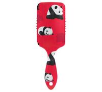 Air Cushion Comb Bear Panda Newborns Red Anti-static Massage Hair Comb Wet And Dry Hairbrush Wetbrush for Women Men Detangling and Adding Shine