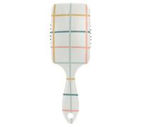 Air Cushion Comb Crossed Lines Grid Anti-static Massage Hair Comb Plastic Detangling Brushes for Curly Hair Detangling and Adding Shine