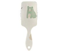 Air Cushion Comb Cute Newborns Bears Woodland Mushrooms Beige Anti-static Brushes Wet And Dry Hairbrush Wetbrush for Women Girls Detangling and Adding Shine