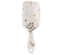 Air Cushion Comb Cute Squirrel Bunny Rabbit Happy Easter Anti-static Massage Hair Comb Plastic Detangling Brushes for Thick Hair Improve Hair Texture