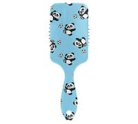 Air Cushion Comb Panda Play Soccer Newborns Blue Anti-static Brushes Plastic Detangling Brushes for Women Conditioning Hair Texture
