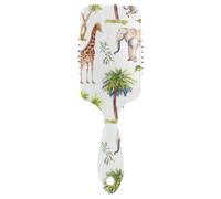 Air Cushion Comb Wild Animals Giraffe Elephant Cheetah Antelope Anti-static Massage Hair Comb Wet And Dry Hairbrush Wetbrush for Women Girls Detangling and Adding Shine