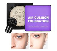 Air Cushion Foundation BB Cream, Moisture Cushion Foundation, Concealer Lasting Nude Makeup Brightening Pigment CC Liquid, Oil Control Moisturizing for Daily Makeup Routine