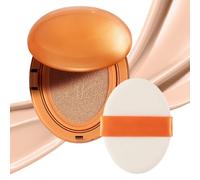 Air Cushion Foundation,Natural Full Coverage Cushion Foundation,Super Fit AirCushion Make-up, Matte Perfection Finish,Make-up Waterproof Blur Imperfections Naturally,For Ladies Girlfriend Girls Daily