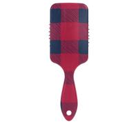 Air Cushion Hair Brush Classic Blue Red Buffalo Plaid Tartan Check Scotland Anti-static Brushes Natural Detangler Paddle Hairbrush for Women Detangling and Adding Shine