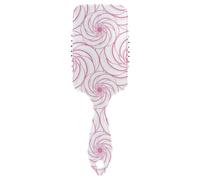 Air Cushion Hair Brush Creative Pink Stylized Flowers Anti-static Massage Hair Comb Wet And Dry Hairbrush Wetbrush for Thick Hair Detangling and Adding Shine