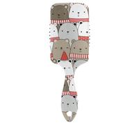 Air Cushion Hair Brush Cute Animal Adorable Polar Grizzly Anti-static Brushes Wet And Dry Hairbrush Wetbrush for Thick Hair Conditioning Hair Texture