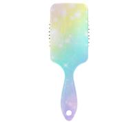 Air Cushion Hair Brush Gradient Rainbow Beautiful Anti-static Massage Hair Comb Wet And Dry Hairbrush Wetbrush for Curly Hair Detangling and Adding Shine