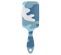 Air Cushion Hair Brush Gray Blue Camo Scalp Massage Brush Wet And Dry Hairbrush Wetbrush for Curly Hair Makes Hair Smooth