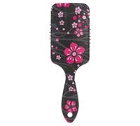 Air Cushion Hair Brush Japan Cherry Branch Blooming Flowers Floral Scalp Massage Brush Wet And Dry Hairbrush Wetbrush for Curly Hair Makes Hair Smooth