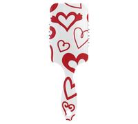 Air Cushion Hair Brush Valentine's Day Red Hearts Scalp Massage Brush Wet And Dry Hairbrush Wetbrush for Women Girls Detangling and Adding Shine