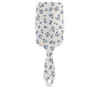Air Cushion Hair Brush Vintage Small Blue Floral White Anti-static Brushes Wet And Dry Hairbrush Wetbrush for Women Girls Detangling and Adding Shine