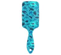 Air Cushion Hair Brushes Blue World Turtle Day May Anti-static Massage Hair Comb Plastic Detangling Brushes for Women Men Makes Hair Smooth