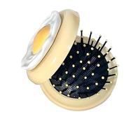 Air Cushion Hair Comb | Massage Hair Brush with Fried Egg Design | Portable Scalp Brush, Cute Cartoon Comb for Fine, Thick, Curly Hair