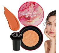 Air Cushion Liquid Blush, Cushion Blush, Natural Glow Contour, Compact And Travel-friendly, Infused With Skin-loving Ingredients, 18g For Wedding Festive Holiday Everyday