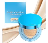Air Cushion Make Up - High Coverage Matte Concealer Cushion,Long-Wear Makeup Correction Cream for Party Beach Outdoor School Business Trip Camping
