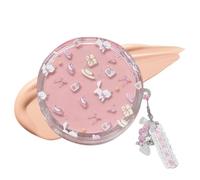 Air Cushion Makeup - BB Cream Foundation Waterproof, Breathable Concealer Compact Beauty Cushion for Natural Coverage for Women Mom Wife Girlfriend Family Outdoor Daily Use 2.99x0.98in