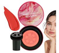 Air Cushion Matte Blush, Blush For Cheeks, | Makeup Blussh | Beauty Cosmetics Long-Lasting Highlighter Contour For Wedding Festive Holiday Everyday partty, Loose Bllush Compact Long-lasting
