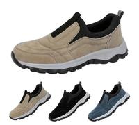 Air Cushion Slip-On Orthopedic Walking Shoes Mens Mens Orthopedic Shoes Comfortable Waterproof Trekking Trainers with Arch Support Anti Slip Hiking Trainers Safety Work Sneaker Comfy Sport Sneake
