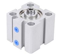 Air Cylinder, Air Cylinders Pneumatic Pneumatic 20mm Bore 10mm Stroke SDA20x10 Double Acting Aluminum Alloy Thin