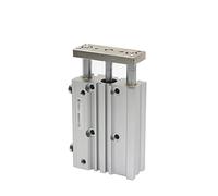 Air Cylinder, Compact Guide Cylinder Thin Three Axis Air Pneumatic with Rod MGPL12-20Z MGPL16-50Z Bore 12 16mm Stroke 10-150mm(50mm Stroke,MGPL16)