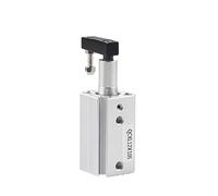 Air Cylinder QCK Series QCKL QCKR QCKL/R12/16 Rotary Clamp Cylinder with Magnet Pneumatic Cylinder(QCKR12x30-S)
