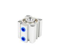 Air Cylinder SDA32 Series Pneumatic Compact airtac Type 32mm Bore to 5 10 15 20 25 30 35 40 45 50mm 60 70 80 90 100MM(SDA32-25)