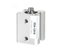 Air Cylinder Series Pneumatic Compact Cylinder 12 16 20 25 32 40 50 63 80mm Bore to 5 10 15 20 25 30 35 40 45 50mm Stroke(Stroke 20mm,Bore 12mm)