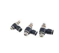 Air Cylinder Throttle Valve G Thread M5 1/8 1/4 3/8 1/2 4mm 6mm 8mm Pneumatic Fittings with O-Ring SL for Hose Solenoid Valve 3PCS(Tubeo.d 4mm,0.25 Inch)