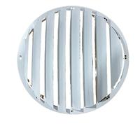 Air Deflector Grilles for Air Conditioner - Stainless Steel Shutter Deflector for Outdoor Unit with Anti-Direct Blowing Heat Dissipation, Round 58cm