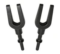 Air Deft Heavy Duty Pickle Fork Ball Joint Separator - 7" 175mm, 17mm Fork, 0.401" Shank Pneumatic Tool for Ball Joints, Tie Rods & Pitman Arms Removal (2 PACK)