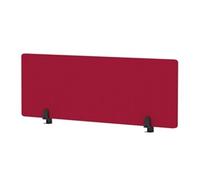Air Desktop Screen 1200x400mm Bespoke Bergamot Cherry Fabric