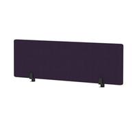 Air Desktop Screen 1400x400mm Bespoke Tansy Purple Fabric