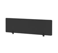 Air Desktop Screen 1600x400mm Charcoal Fabric