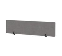 Air Desktop Screen 1800x400mm Grey Fabric