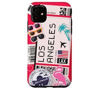 Air Destination Boarding Pass Tag Label To Los Angeles Case for iPhone 11