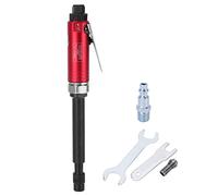 Air Die Grinder 20000RPM 90PSI, Pneumatic Grinding Machine with Extended Shaft, Includes 3mm and 6mm Collets for Metal Polishing Rust Removal Tire Repair (US Style)