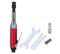 Air Die Grinder Aluminum y, Straight Air Grindi, 20000rpm Speed with 3mm 6mm Collet, Pneu Grinder for Grinding Polishing Machining Repai, (EU Style)