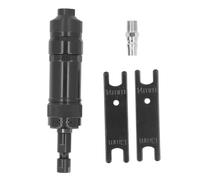 Air Die Grinder Kit Set, 1/4in Mini Straight Pneumatic Tool with 6mm Chuck and Speed Control, 18000RPM Industrial Grade Grinder with 2 Wrenches for Metal Polishing and