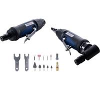 Air die grinder, NEU PNEUPACTURE die grinder set, straight/angle air grinder kit, with 1/4 and 1/8 inch collets, apply to grinding, polishing