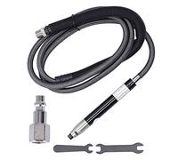 Air Die Grinder Pen Set Kit 90 Degree, 3mm Collet, Portable Pneumatic Polishing Tool - High 65000RPM Speed, Precision Engraving & Carving, Compact for Workshop and (US Style)