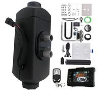 Air Diesel Heater, Faxron 12V 2KW Diesel Night Parking Heater with an LCD Switch, Remote Control and Silencer, 10L Tank for Cars, Trucks, Camper-vans, Boats, Indoor use and other vehicles