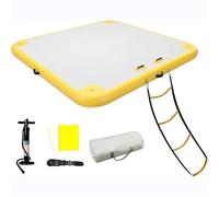 Air Dock Platform 6/8ft Floating Dock Water Platform, Multi-People Inflatable Floating Mat, Dock Platform