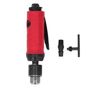 Air Drill 20000rpm High Speed Straight Pneumatic Power Drilling Machine, Air Power Drill Tool Kit with 10mm Collet, Ergonomic Zinc Alloy Body for Precision Work in Tight