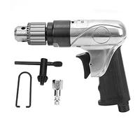 Air Drill Pneumatic Type 3/8 Inch 10mm Chuck, Lightweight, High Strength Alloy Steel - Smooth Stable Rotation, One - Handed Operation for Wood Drilling (EU Style)